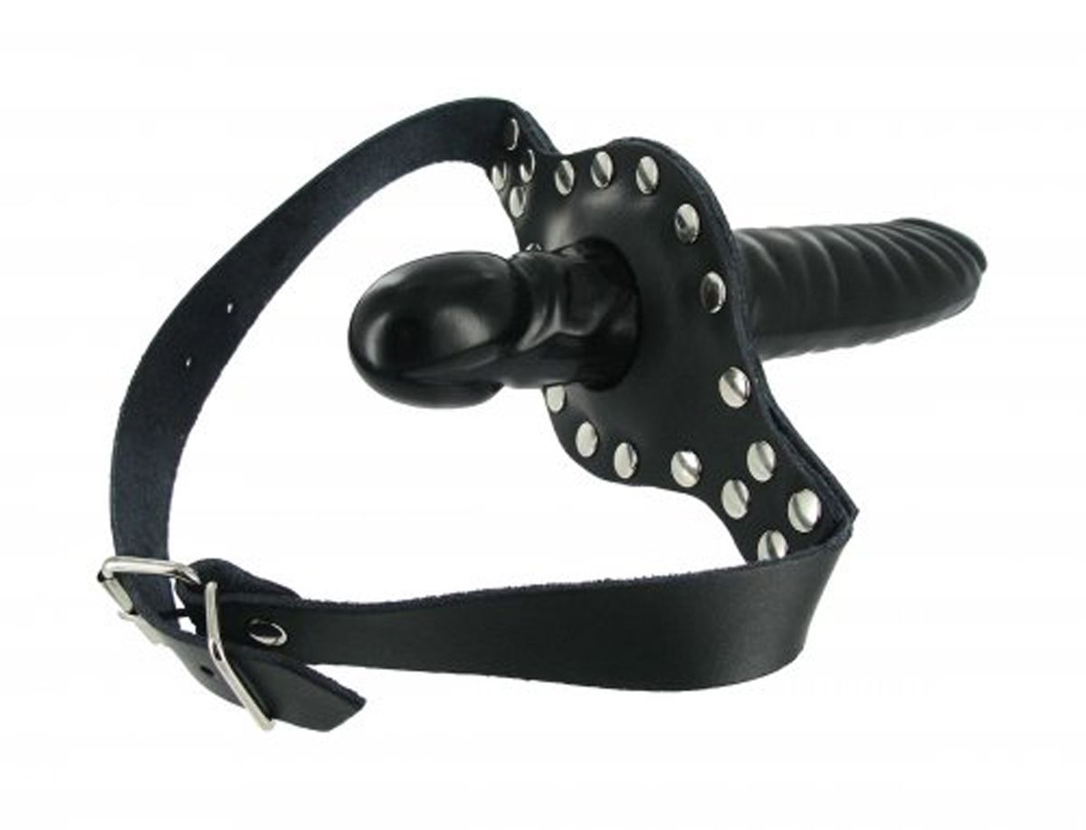 Strict Leather - Dildo-Mundstück mit Gurt