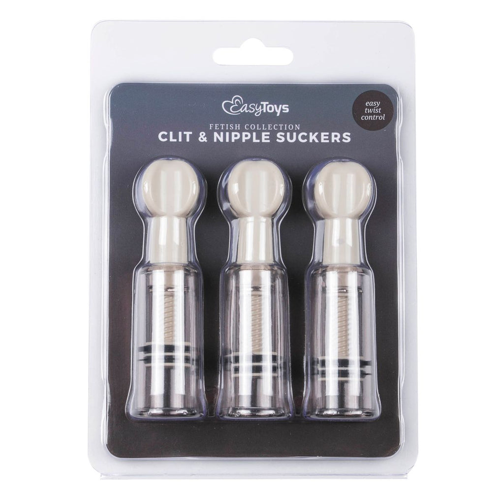 Easytoys Fetish - 3-teiliges Set Nippel- und Klitorissauger
