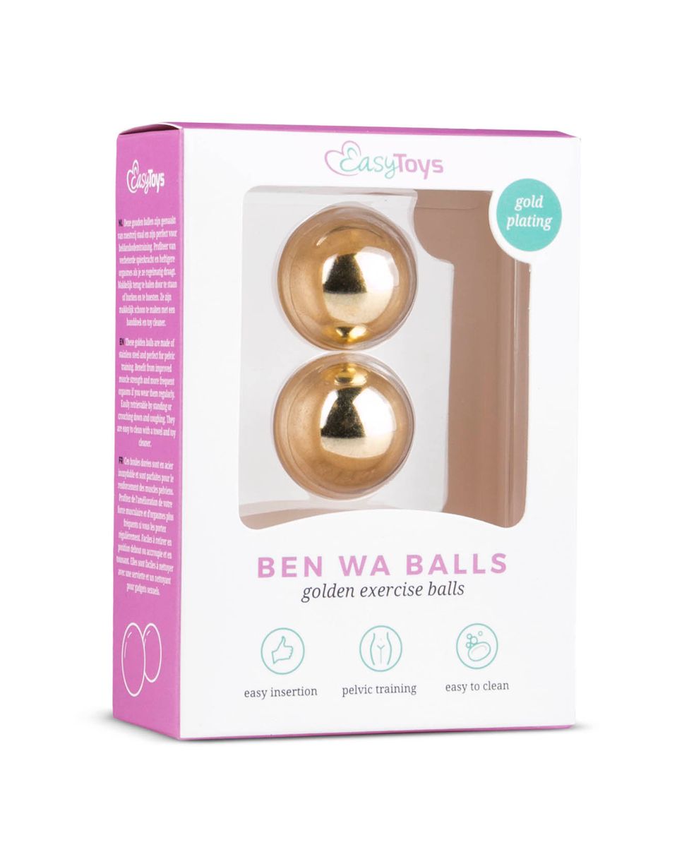 EasyToys Ben Wa Liebeskugeln 25 mm in Gold