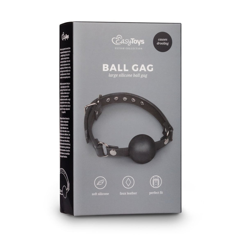 Easytoys Fetish - Kugelknebel mit großer Silikonkugel