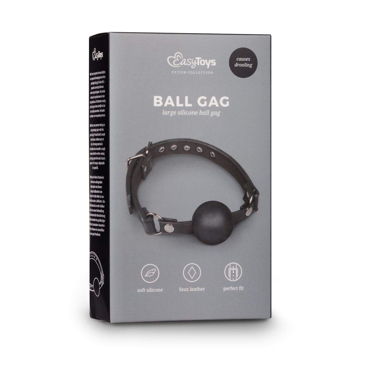 Easytoys Fetish - Kugelknebel mit großer Silikonkugel
