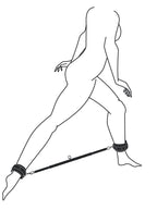 Easytoys Fetish - Expander Spreader Bar and Cuffs Set