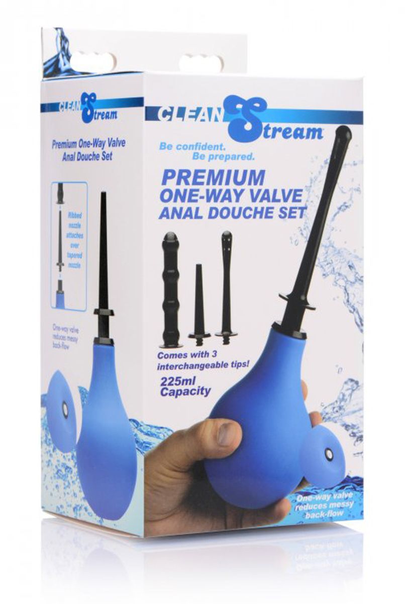 Premium Einwegventil Analduschset