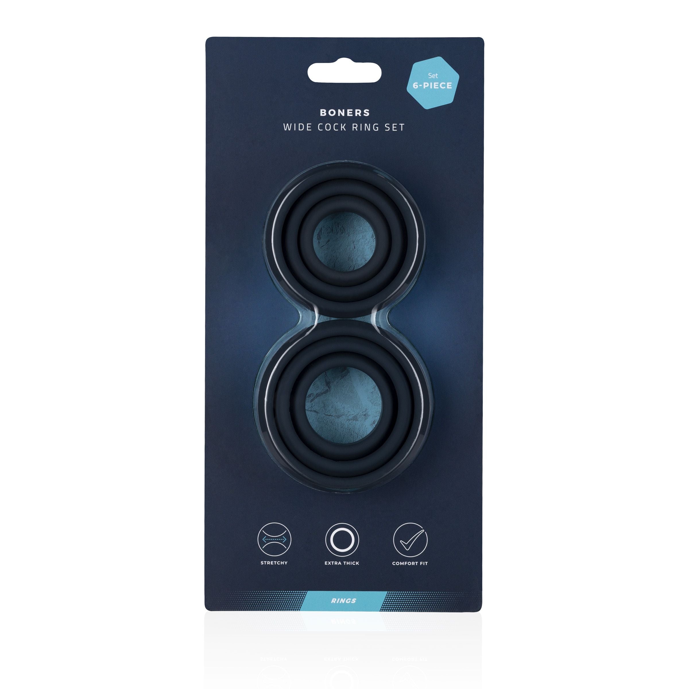 Boners 6-Delige Cockring Set