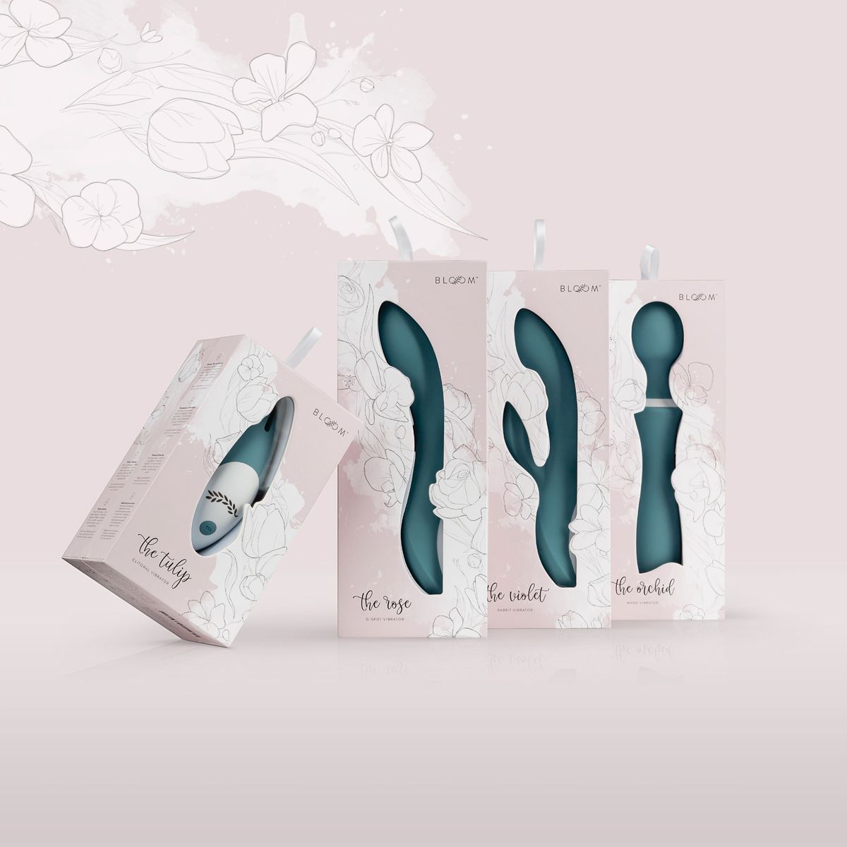 The Orchid - Wand Vibrator mit Swipe-Technologie - Bloom Kollektion