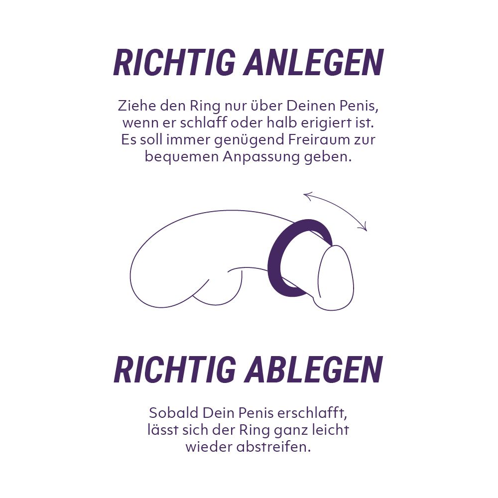 Fifty Shades of Grey – AGAIN & AGAIN Penisring – Verstellbar