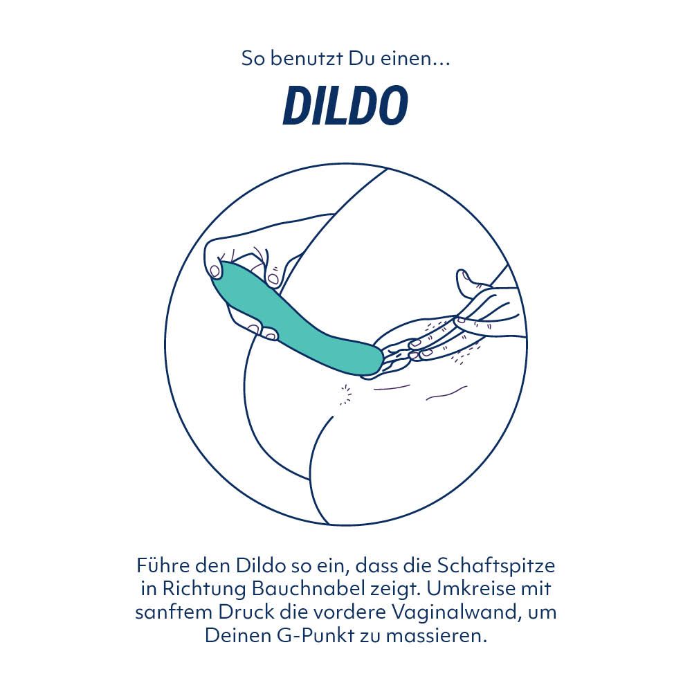 No-Parts - Logan Dildo 13,5 cm - Schwarz