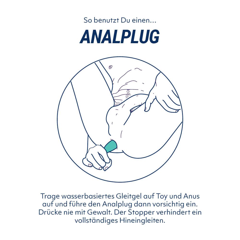 Gildo - Glas-Analplug Nr. 13 - 13,5 cm