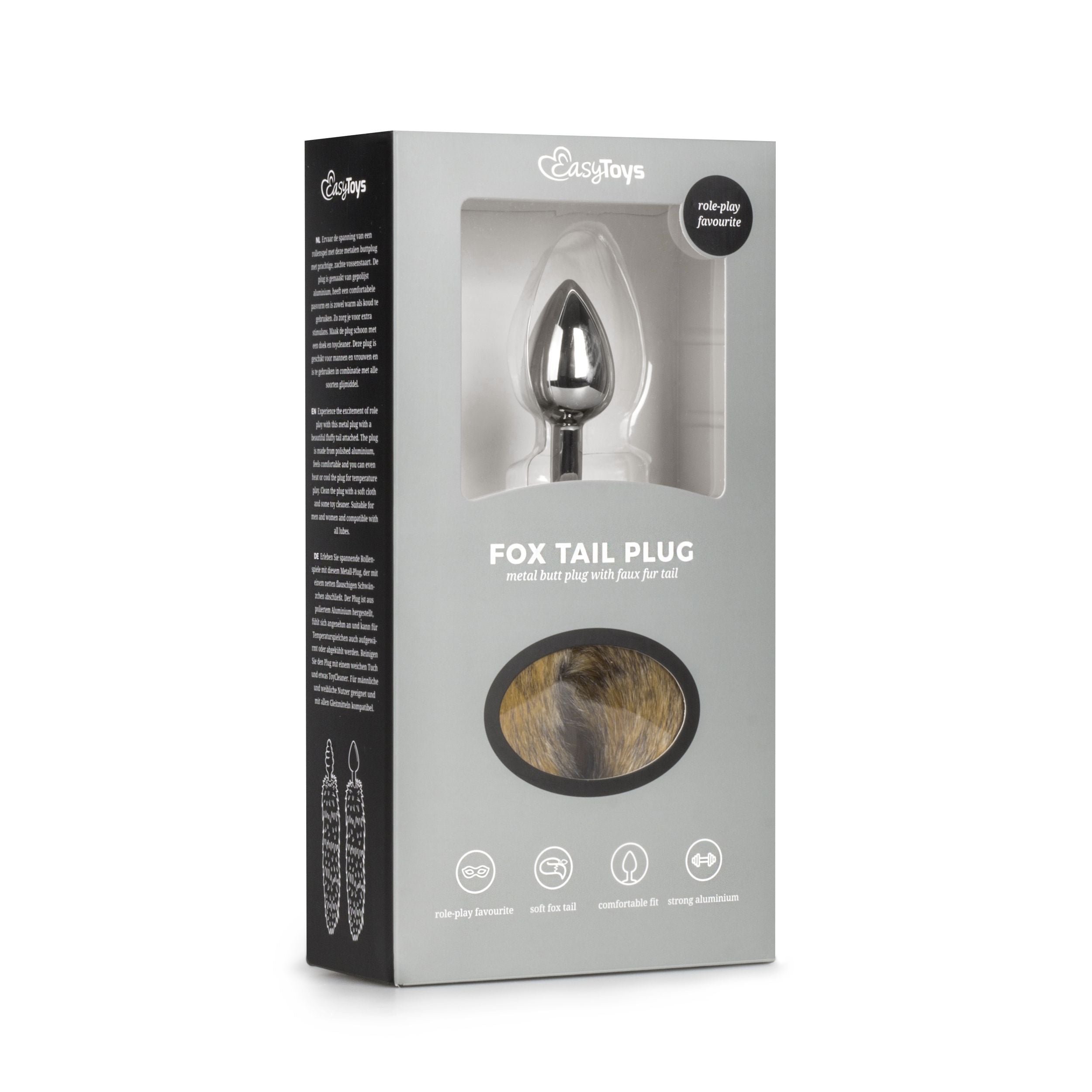 Easytoys Fetish - Analplug – Brauner Fuchsschwanz