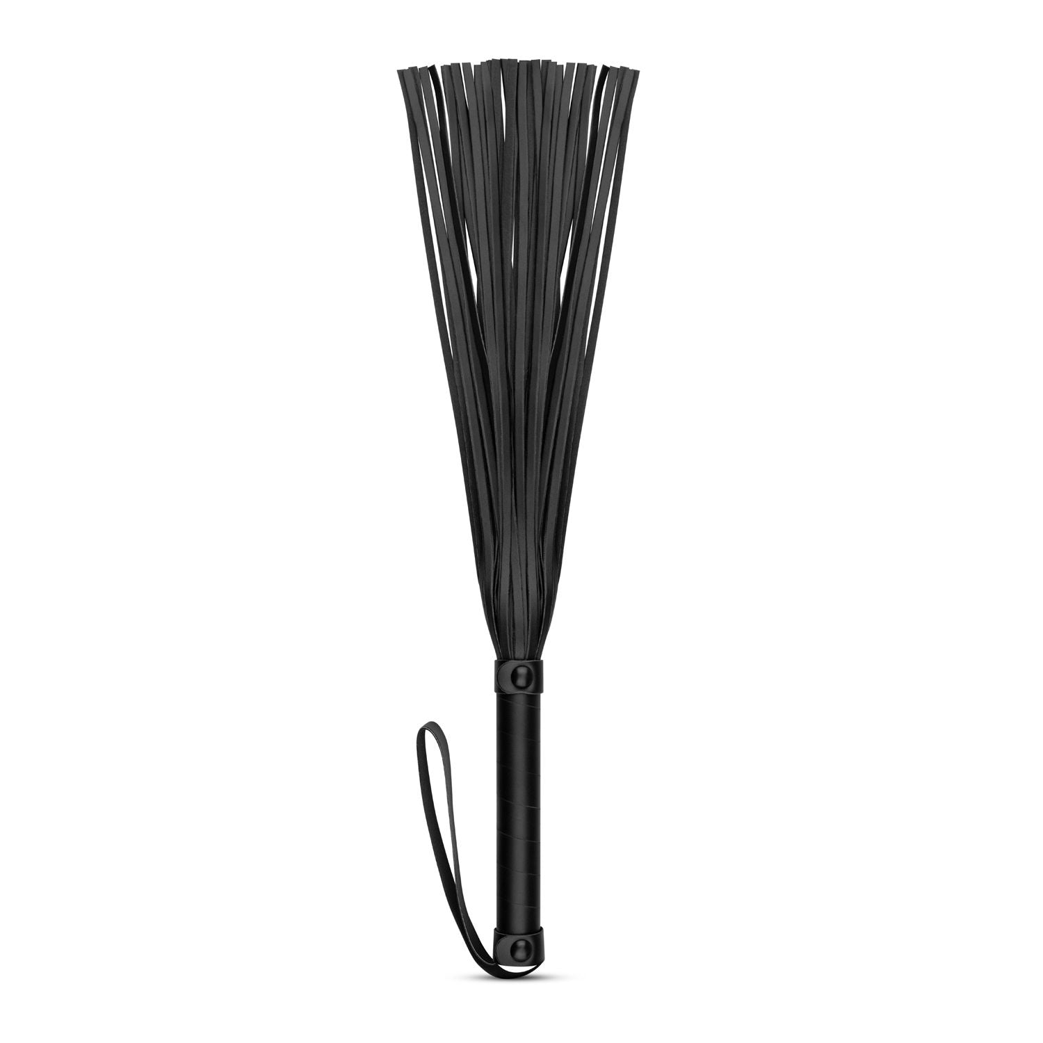 Kunstleder-Flogger - Schwarz
