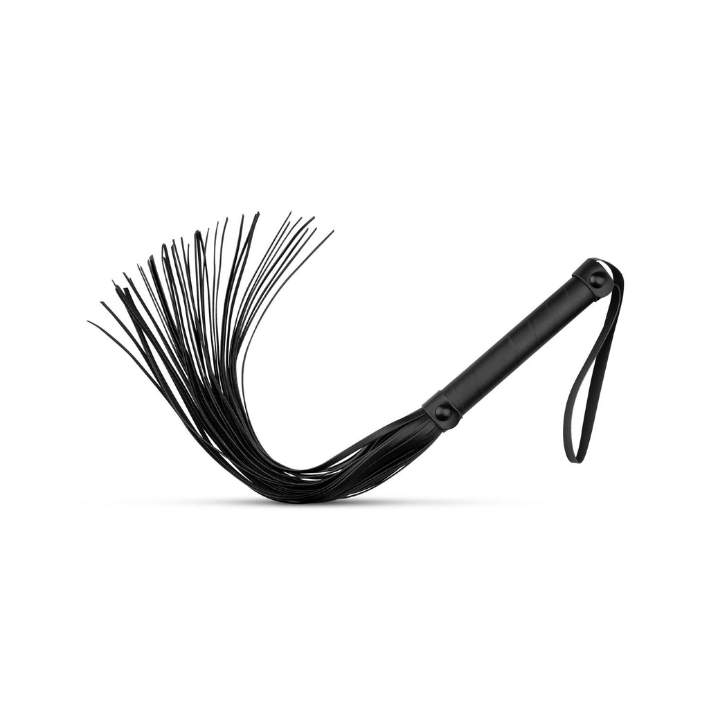 Kunstleder-Flogger - Schwarz