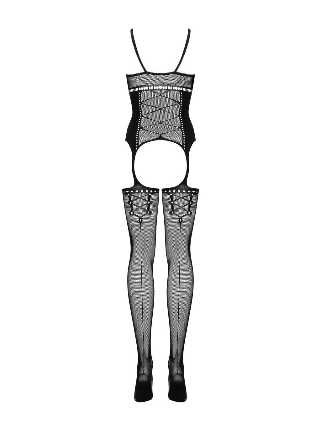 Obsessive - Bodystocking mit Strumpfhaltern im Bodysuit-Design