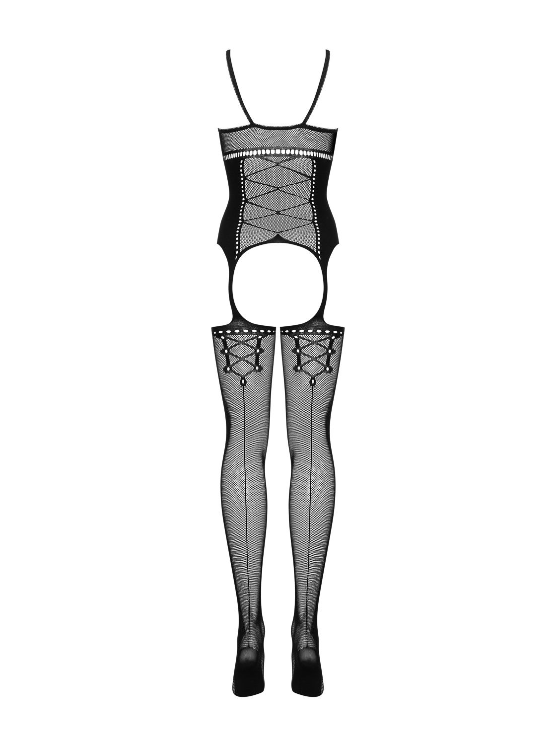 Obsessive - Bodystocking mit Strumpfhaltern im Bodysuit-Design