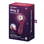Satisfyer - Pro 2 Generation 3 App Controlled Klitoris-Stimulator - Weinrot