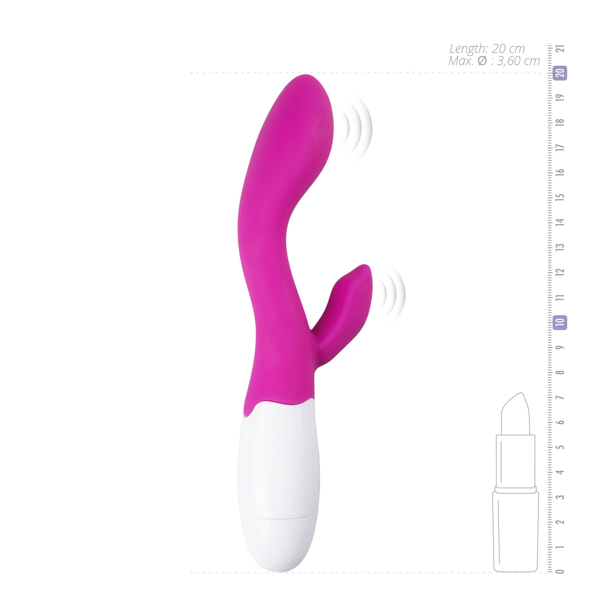 Easytoys - Lily 2.0 Vibrator G-Punkt und Klitoris Stimulator - Aufladbar Rosa