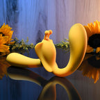 Evolved - Der Monarch Strapless Strap On Vibrator - Gelb