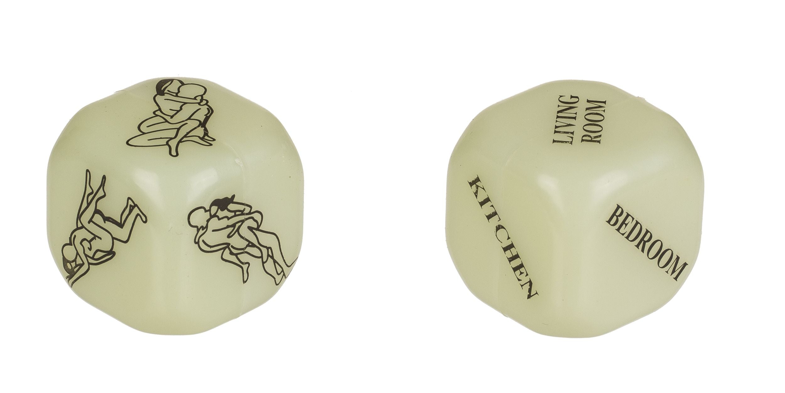 Love Dice Kamasutra Glow in the Dark Set - Englische Version