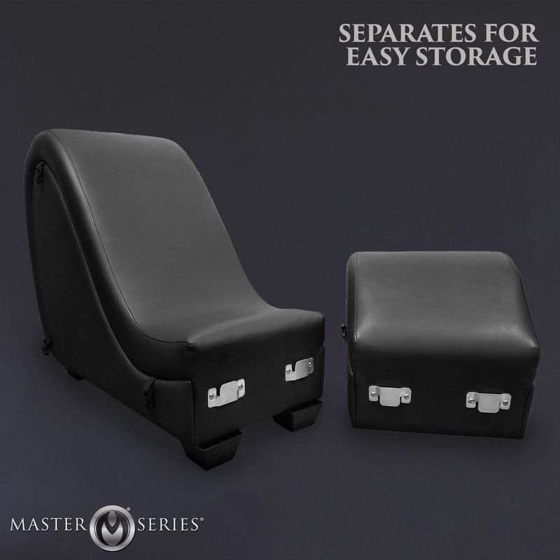 Kinky Sex Lounge mit Kissen - Schwarz