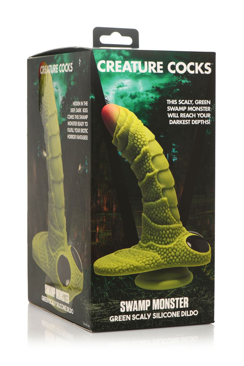 Geschuppter Sumpfmonster-Dildo