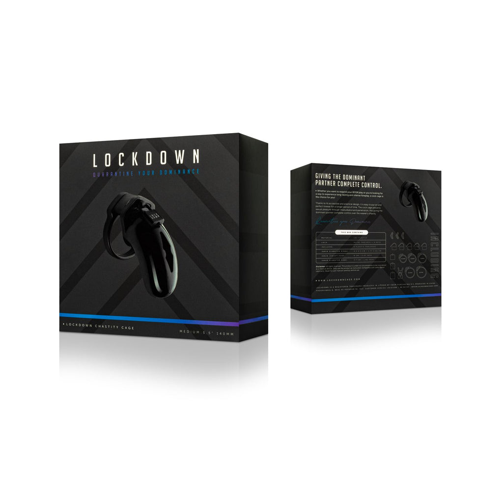 Lockdown Keuschheitskäfig - Medium