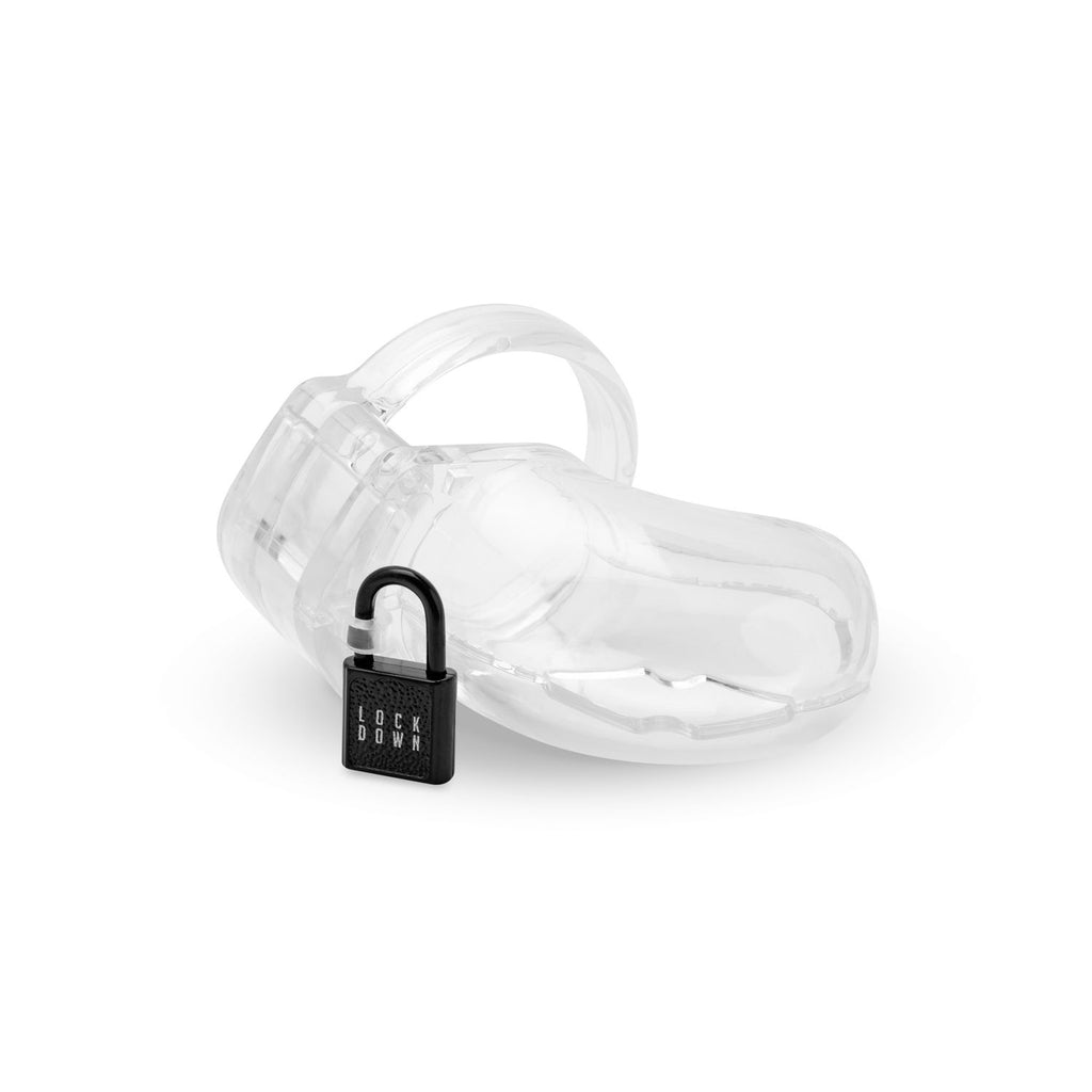 Lockdown Keuschheitskäfig Transparent - Klein