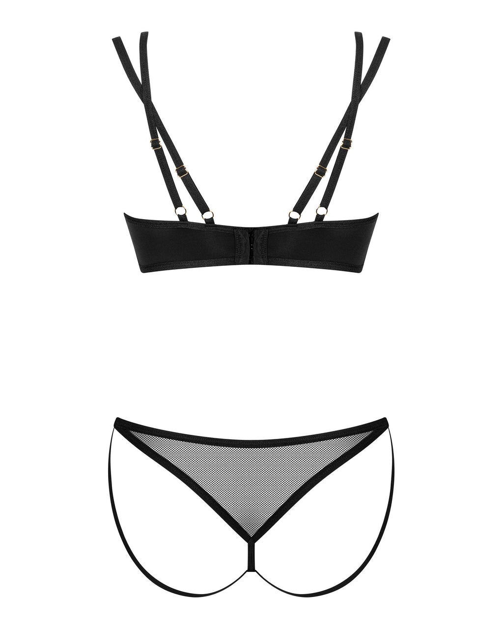 Obsessive - Nesari Zweiteiliges Set - Schwarz