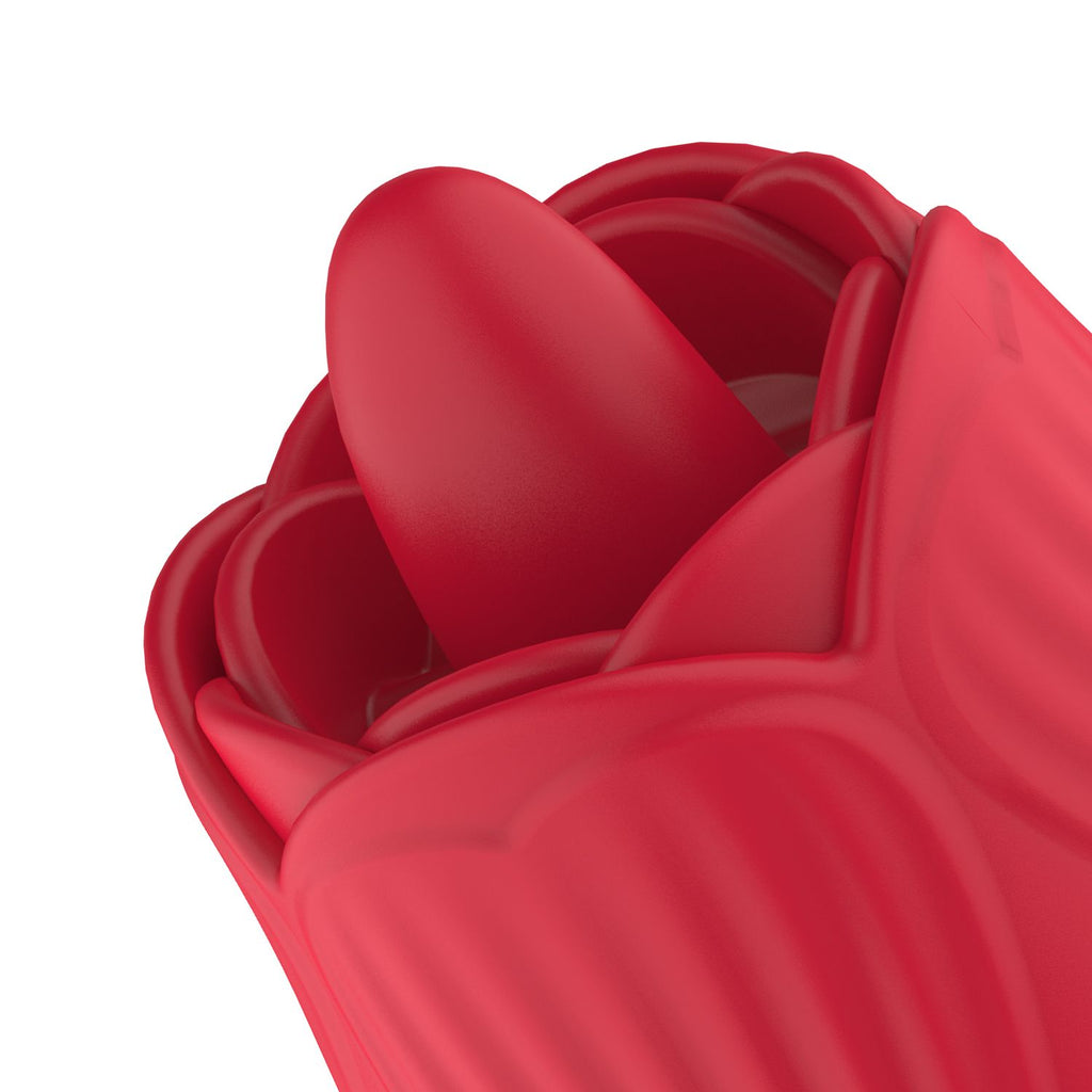 Teazers - Rosen Vibrator mit Leckezunge und Vibration - Klitoris Stimulation