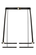 Christine - Strappy Strumpfhalter Blushing - Schwarz