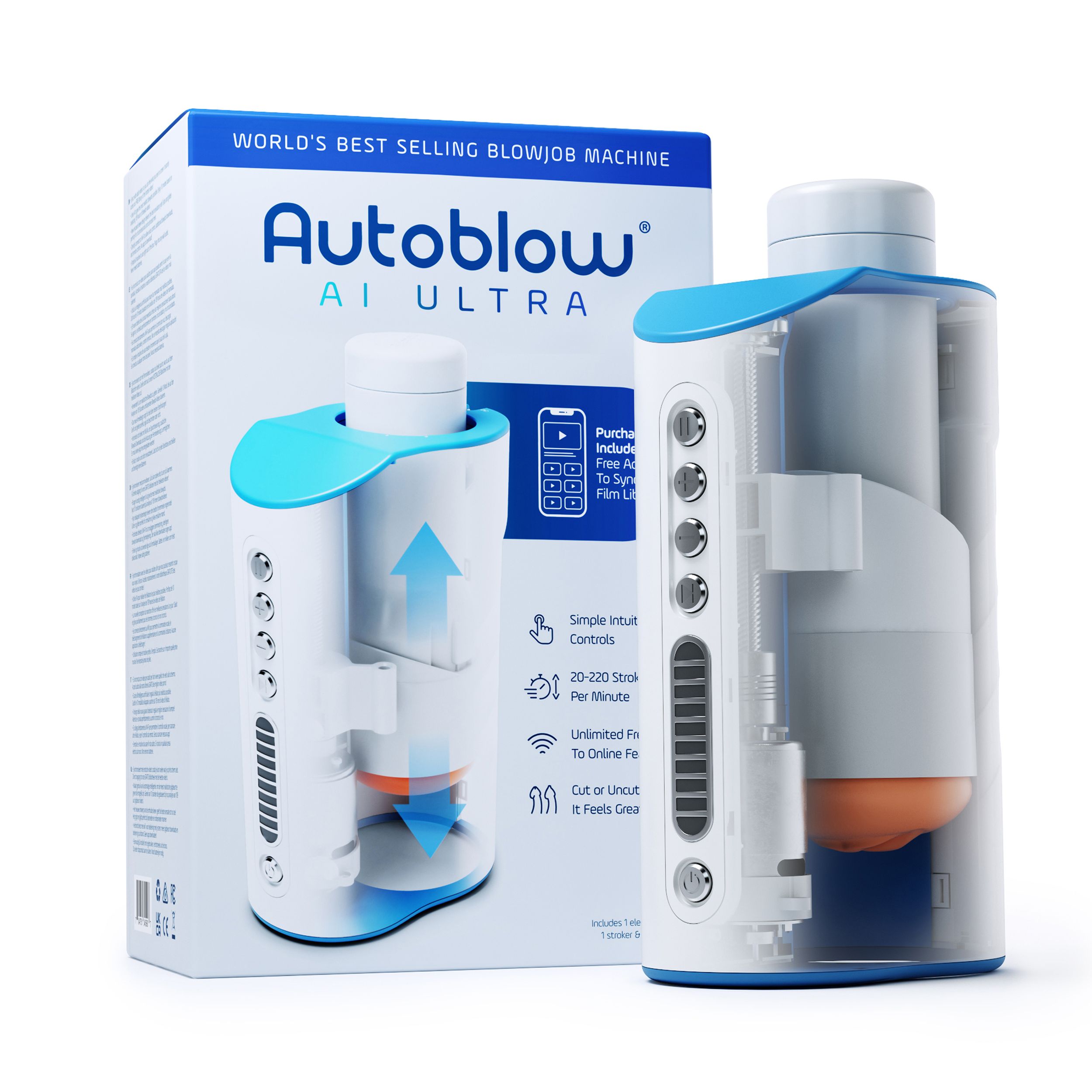 Autoblow - AI Ultra Automatischer Blowjob-Stimulator
