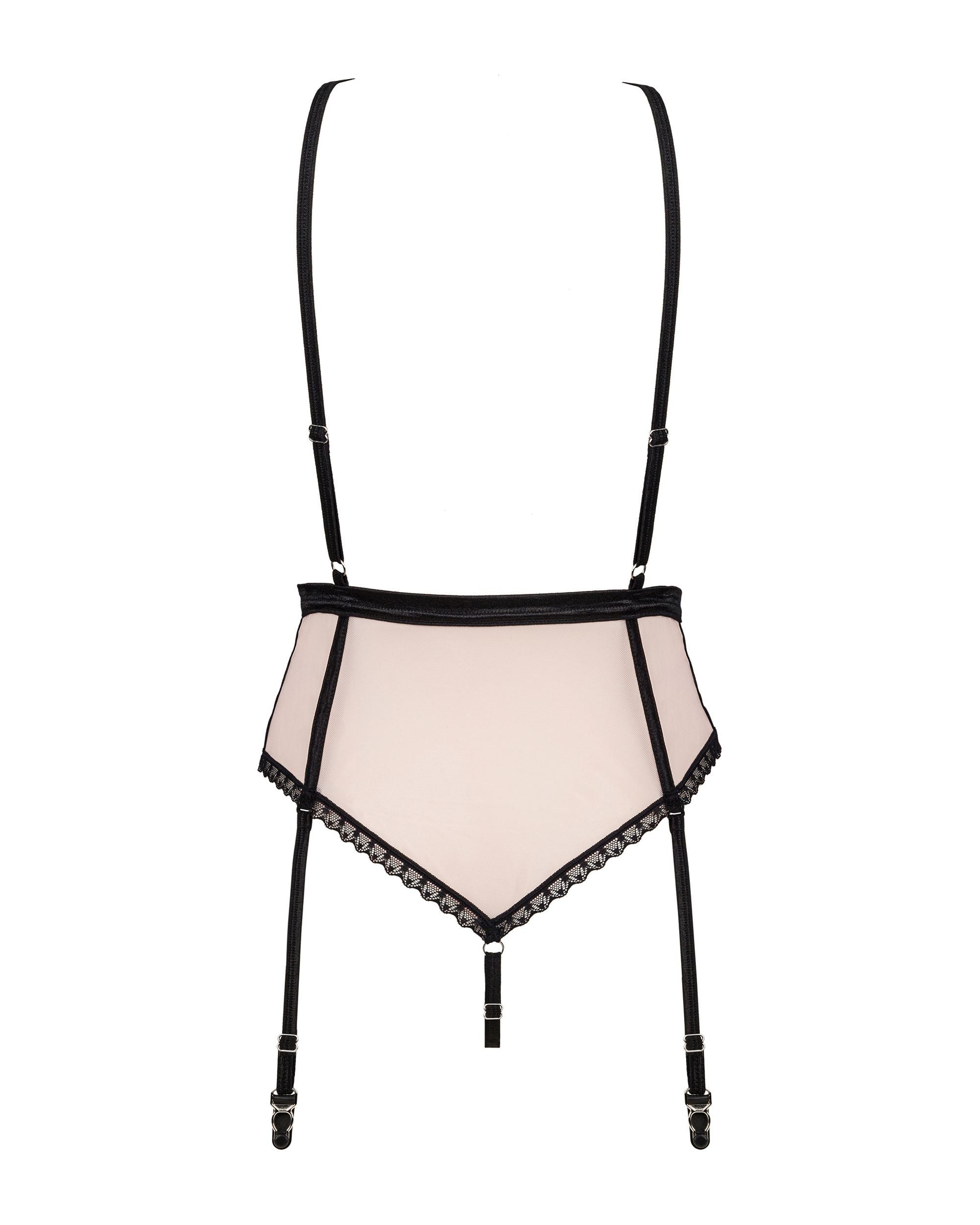 Obsessive - Lilines Garter Teddy - Rosa