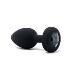 B-Vibe - Vibrating Jewel Plug M/L Black Diamond