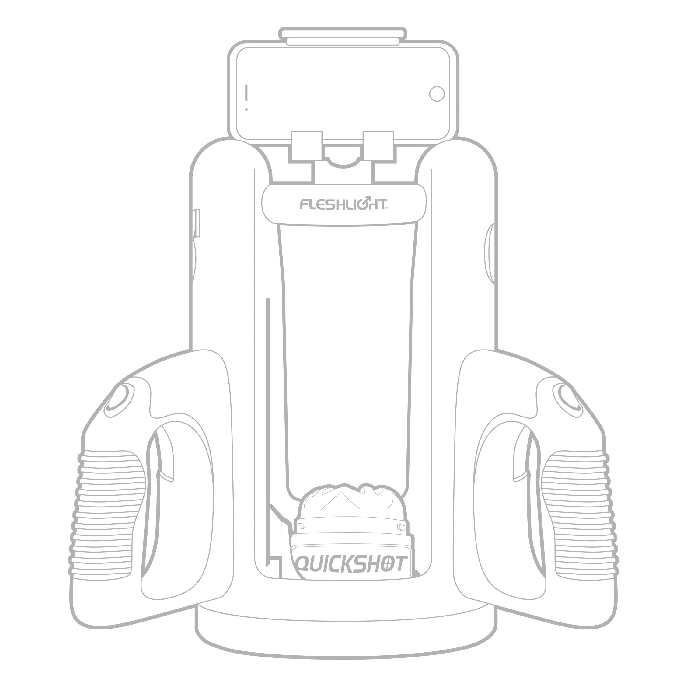 FLESHLIGHT - QUICKSHOT LAUNCH Black