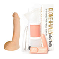 Clone-A-Willy – Vibrator-Dildo-Kit mit Hoden – Beige