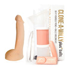Clone-A-Willy – Vibrator-Dildo-Kit mit Hoden – Beige
