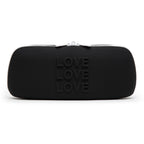 Happy Rabbit – LOVE Storage Zip Bag – Medium Schwarz