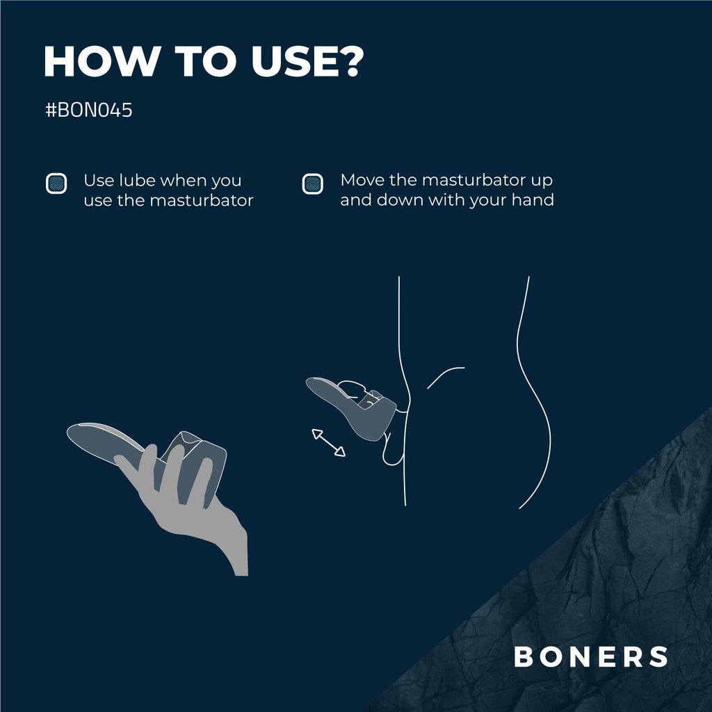 Boners Elektrischer Masturbator - Blau