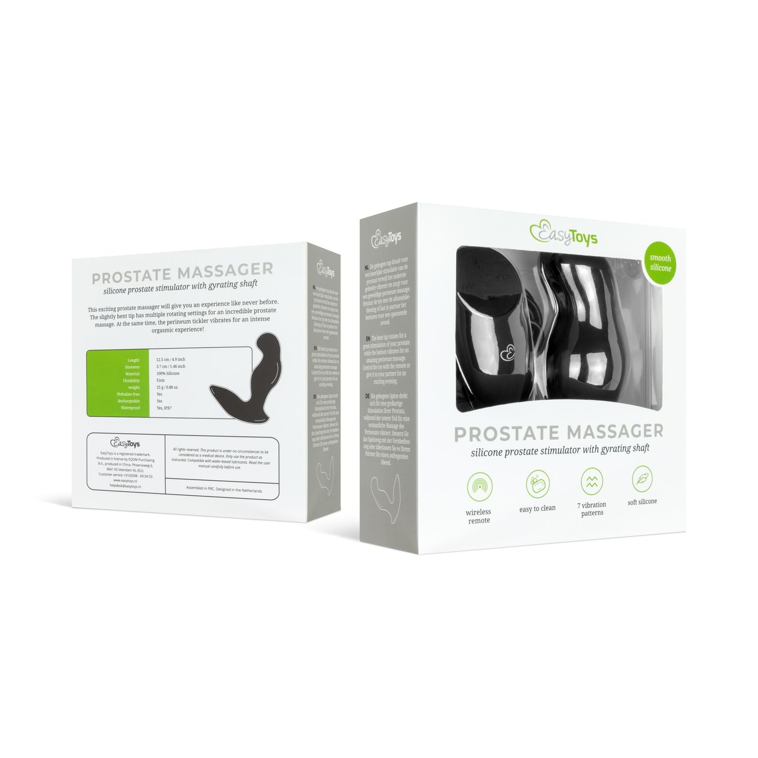 Vibrierender Prostata-Vibrator - Kabellose Fernbedienung - 10 Vibrationsstufen