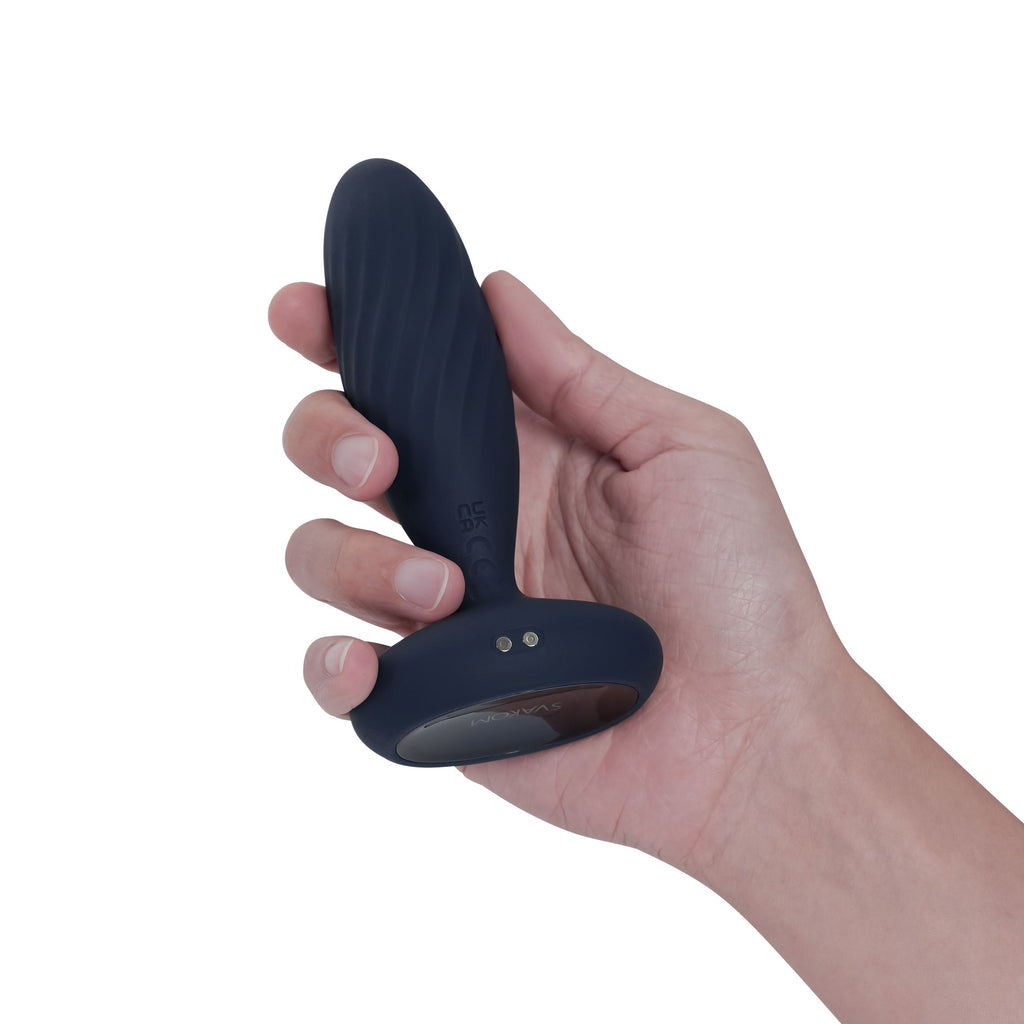 SVAKOM - Jordan Stoßender Butt Plug - Blau
