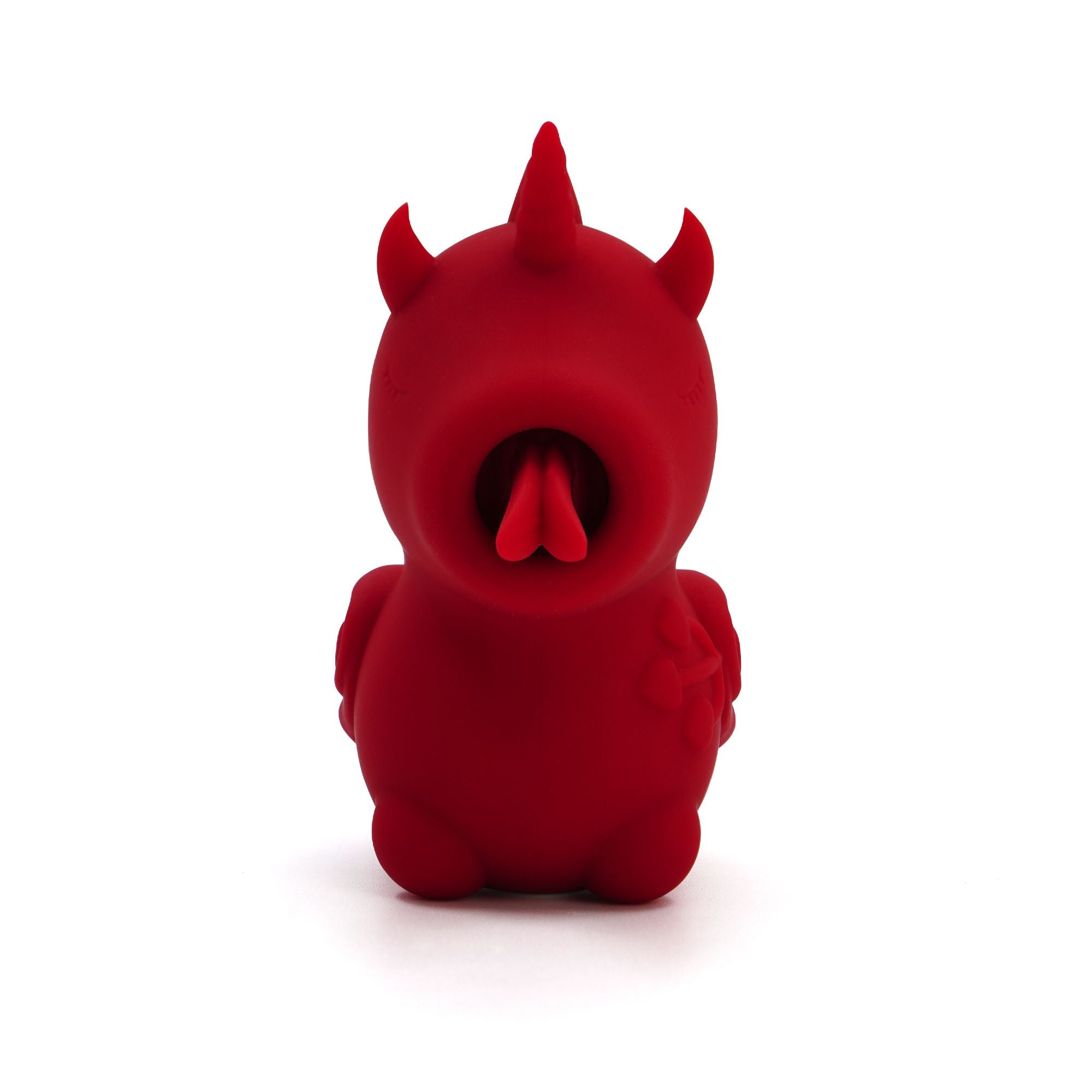 Unihorn - Blaze Diablo Mini Vibrator mit Leckendes Zunge Funktion - Rot