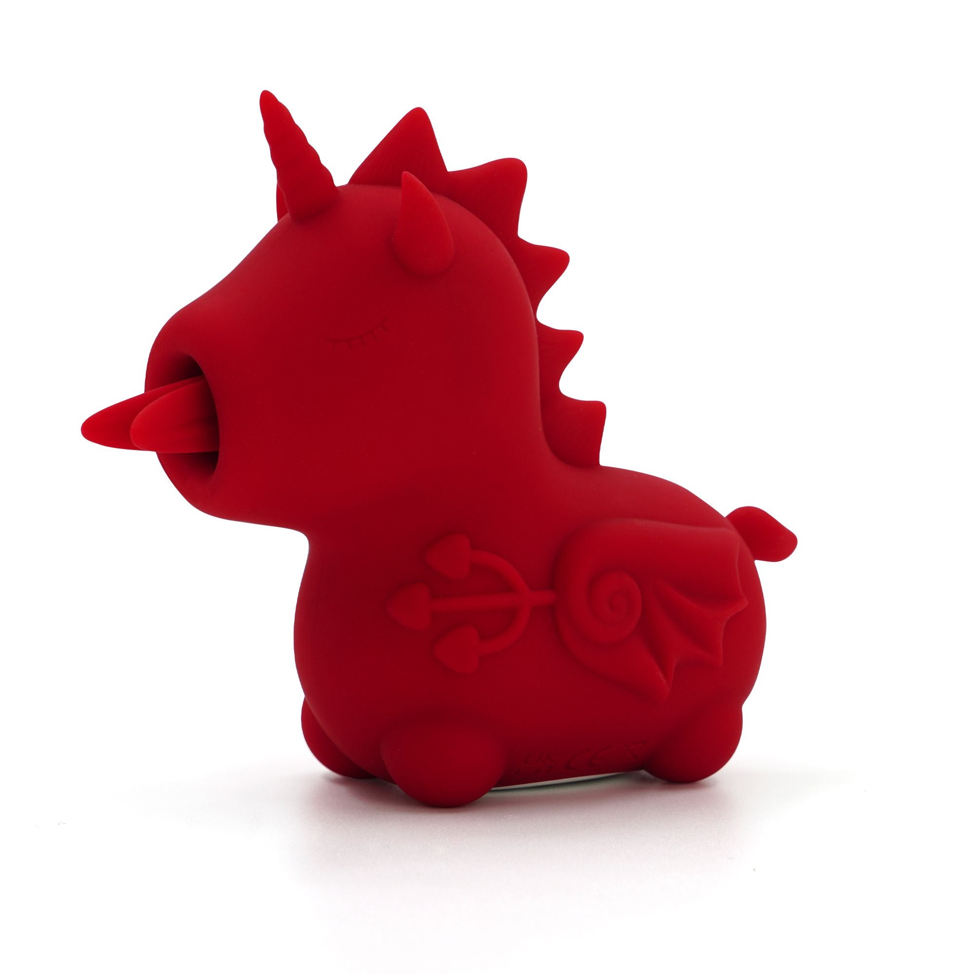 Unihorn - Blaze Diablo Mini Vibrator mit Leckendes Zunge Funktion - Rot