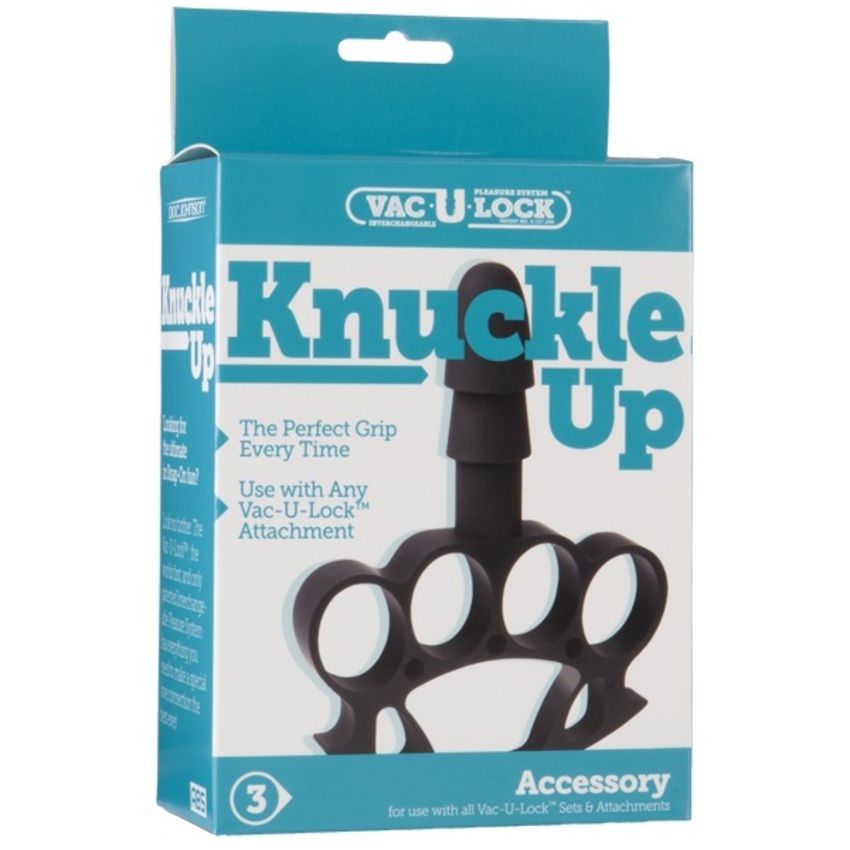 Doc Johnson - VacULock Knuckle Up - Schwarz