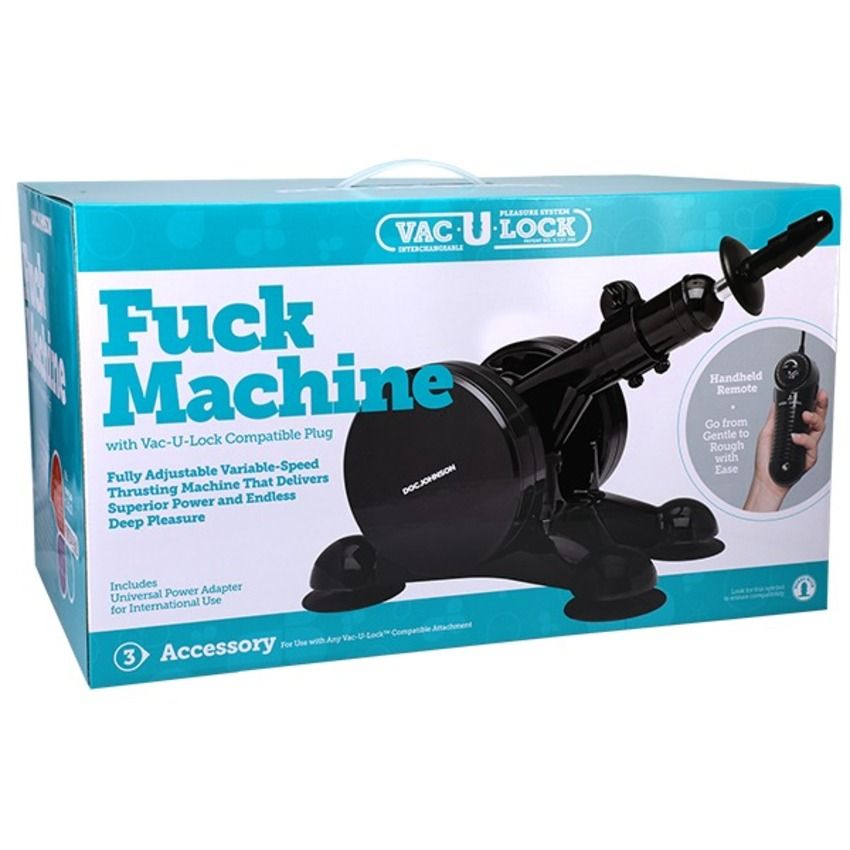 Doc Johnson - VacULock Fuck Machine - Schwarz