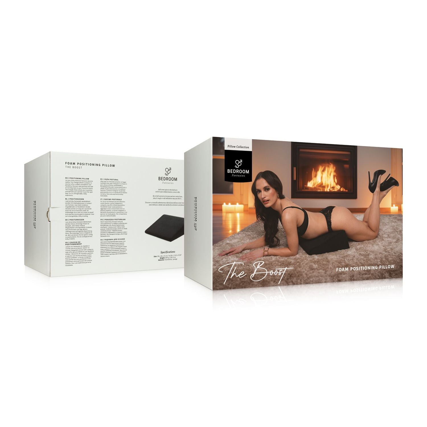 Bedroom Fantasies - The Boost Positionierungskissen - Schwarz