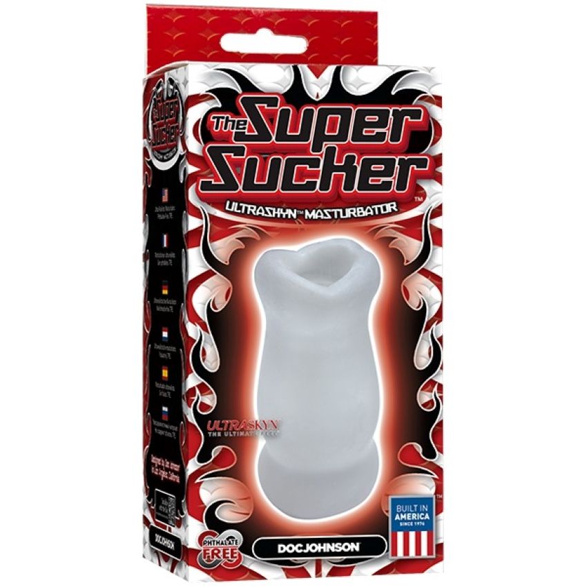 Doc Johnson - Der Super Sucker ULTRASKYN Masturbator - Transparent