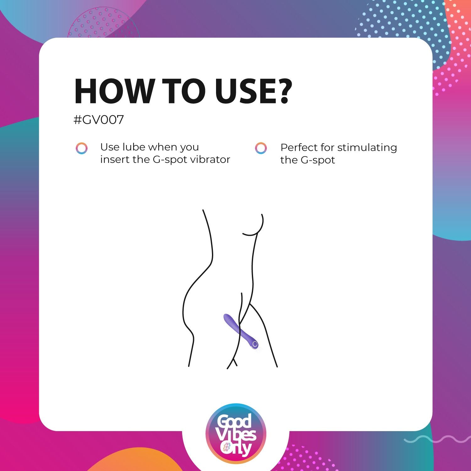 Lici - G-Spot Vibrator mit LED-Beleuchtung und 10 Vibrationsstufen - Wasserdicht