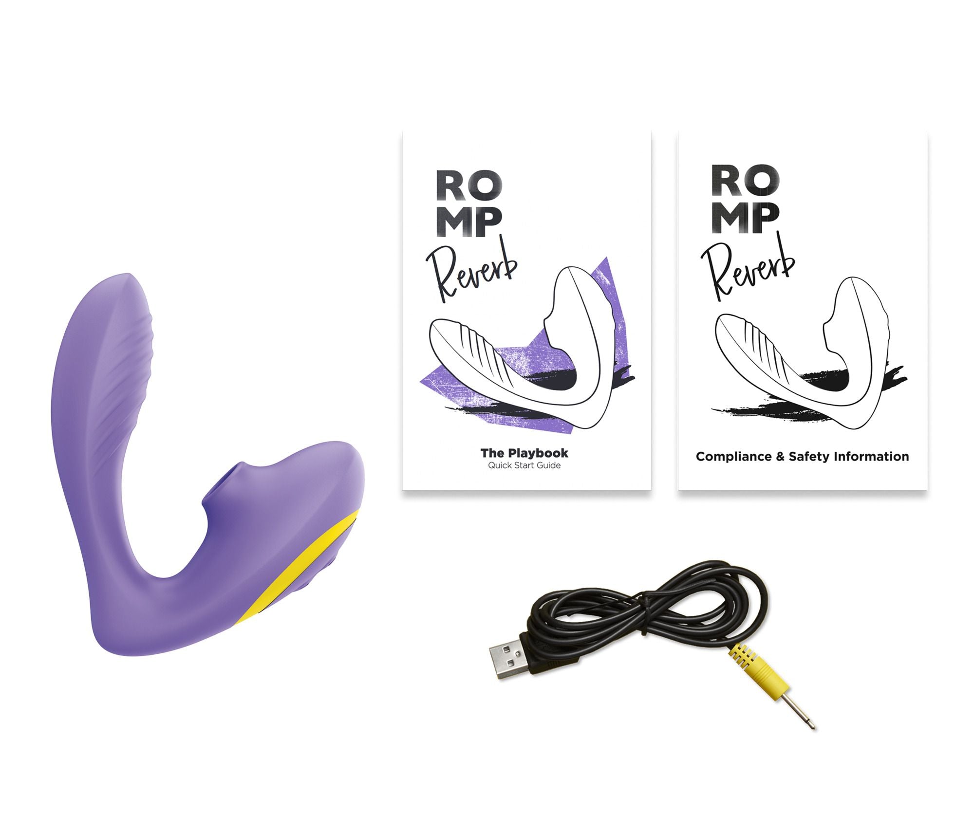 ROMP - Reverb 2-in-1 Vibrator mit Pleasure Air und G-Punkt-Stimulation