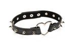 XR Brands - Spiked Heart Choker - Schwarz
