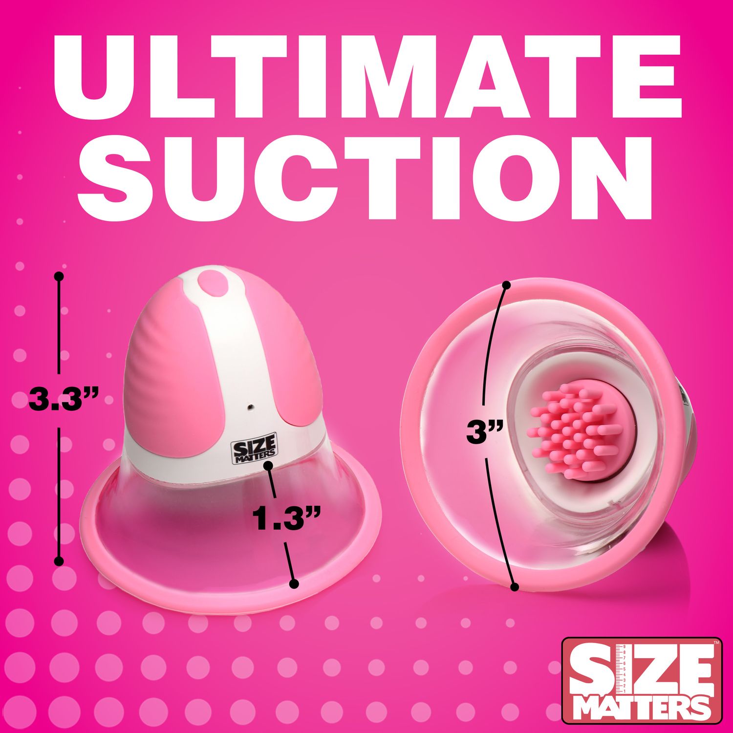 SIZE MATTERS - otierende Nippelsauger - 4 Aufsätze