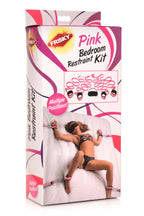 FRISKY - Fesselset fürs Schlafzimmer Rosa Bettfesseln