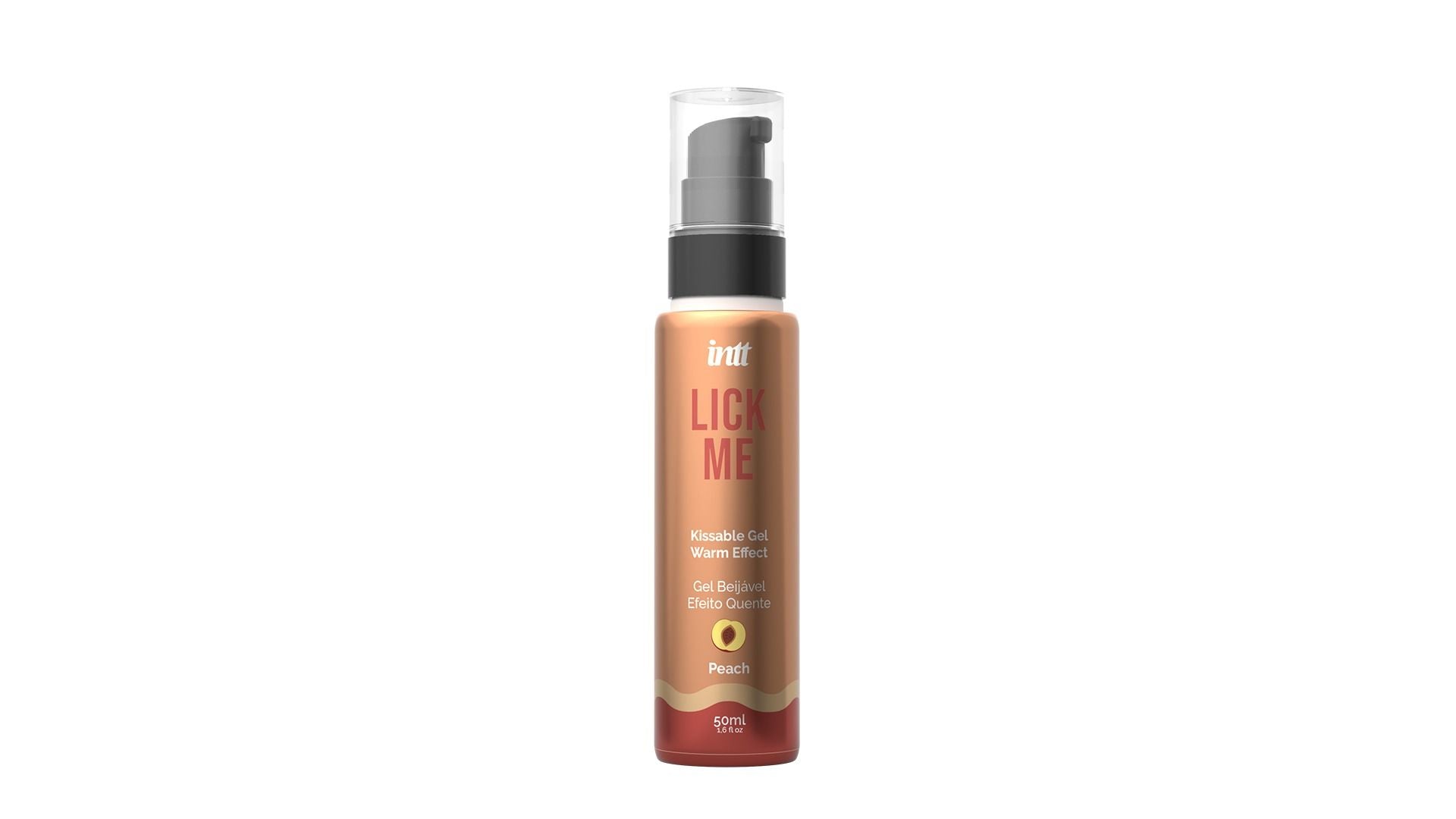 INTT Lick Me Peach - Ableckbares Intimgel mit Pfirsichgeschmack - 50 ml